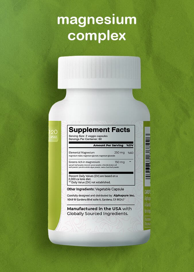 Alphapure Magnesium Complex Veggie Capsules