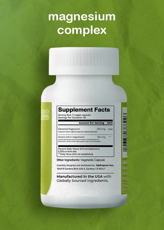 Alphapure Magnesium Complex Veggie Capsules